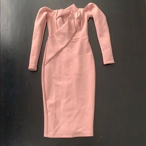 ASOS off shoulder Bardot long sleeve dress 2